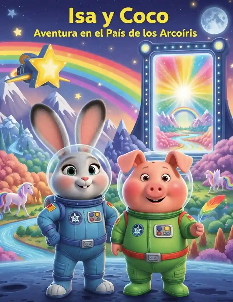 Isa y Coco aventura en el país del arcoíris